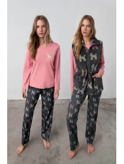 Vamp - Dámsky pyžamový set s vestou 17927 - Vamp
