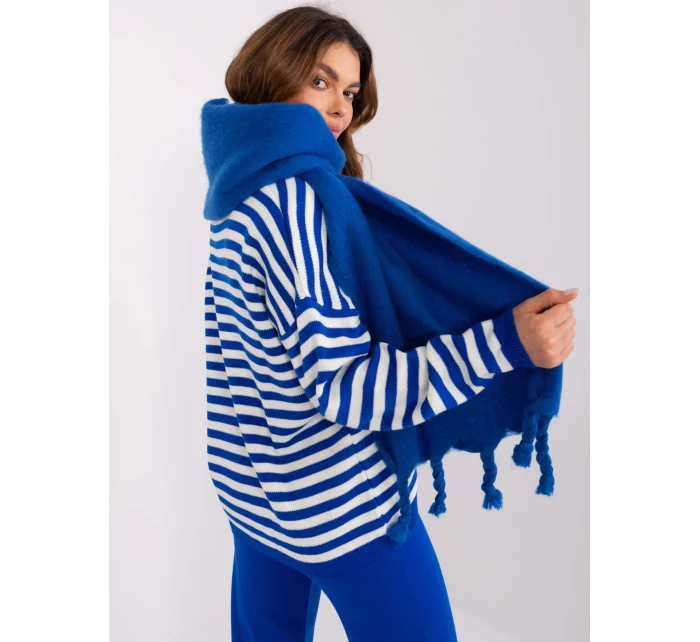 Szalik AT SZ model 19341414 ciemny niebieski - FPrice