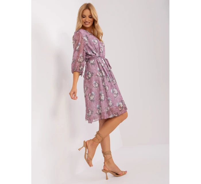 LK SK 509388 šaty.88 fialová