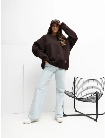 Blúzka RV BL A1038.01P tmavohnedá Blúzka RV BL A1038.01P tmavohnedá