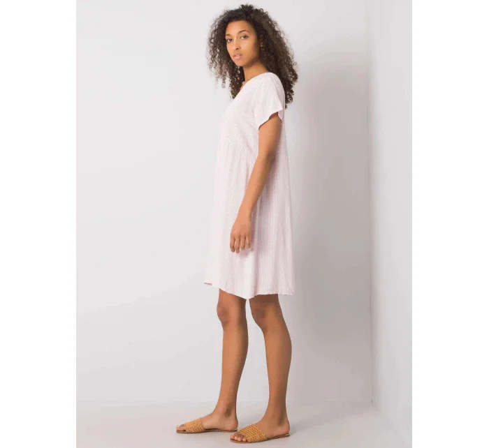 Dámske šaty DHJ SK 20277.29P svetlo ružové - FPrice Dámske šaty DHJ SK 20277.29P svetlo ružové - FPrice