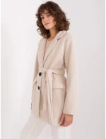 Dámsky kabát TW CZ BI 2022320.01X Svetlá béžová - Och Bella