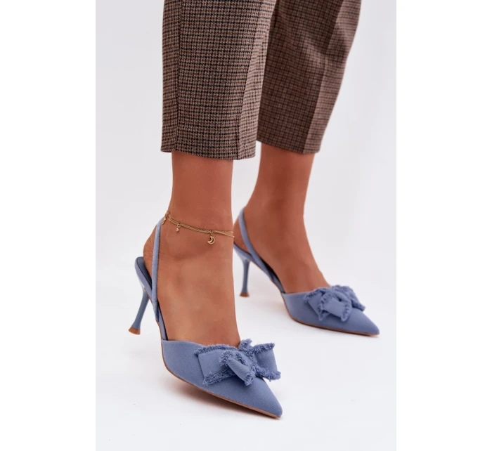 Sandále na podpätku model 224469 Vykročte štýlovo