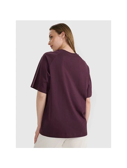 Dámské tričko oversize s potiskem model 21816645 - 4F