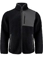 Fleece Men Pánská fleecová bunda Sherpa "TwoTone" black model 22453523 - James Harvest Fleece Men Pánská fleecová bunda Sherpa "TwoTone" black model 22453523 - James Harvest