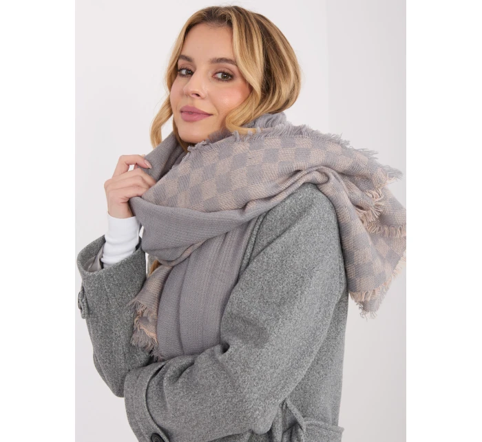 Šál AT SZ 16501.03 sivo-ružový