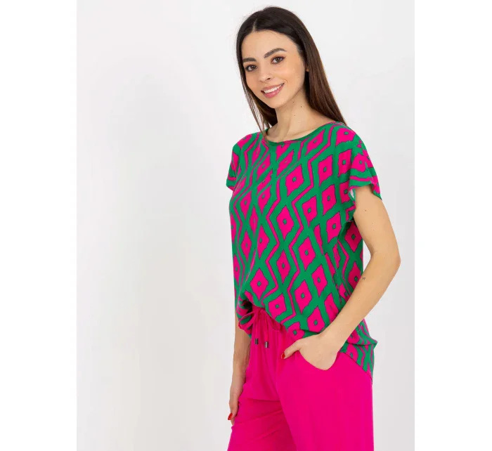 Dámská halenka model 18339466 zelená - FPrice Dámská halenka model 18339466 zelená - FPrice