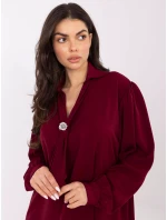 Bluzka IT BZ model 21766375 bordowy - FPrice Bluzka IT BZ model 21766375 bordowy - FPrice