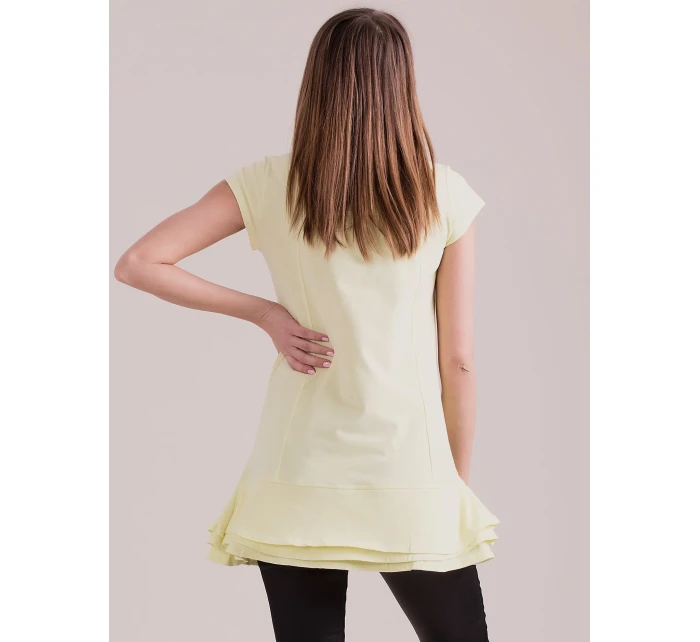 Tunika CZ SK 1620.08 svetlo žltá