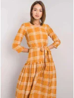 Dámské šaty model 18909747 tmavě žlutá Lakerta - FPrice
