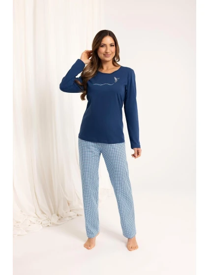 Regina 714 long/r 2XL-3XL Z25/26 dámske pyžamo