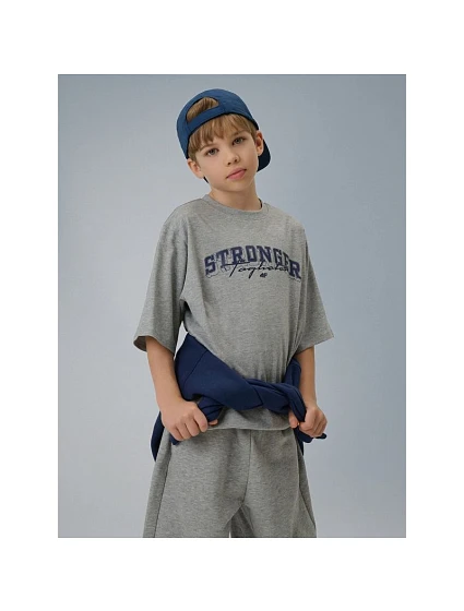 4F 4FJRSS26TTSHM3465-27M Chlapčenské tričko s voľnou potlačou