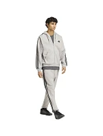 Pánské kalhoty Essentials 3Stripes Fleece Tapered šedé, model 22357638 - ADIDAS Pánské kalhoty Essentials 3Stripes Fleece Tapered šedé, model 22357638 - ADIDAS