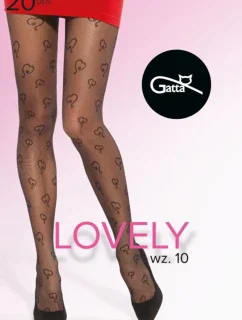 Gatta Lovely 10 20 DEN farba:nero