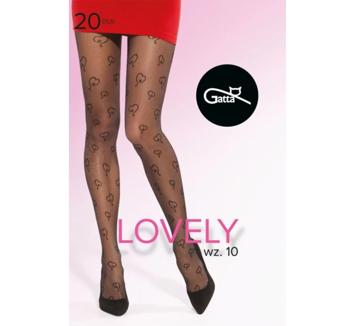 Gatta Lovely 10 20 DEN farba:nero