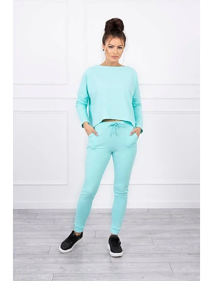 Souprava s oversize halenkou mint
