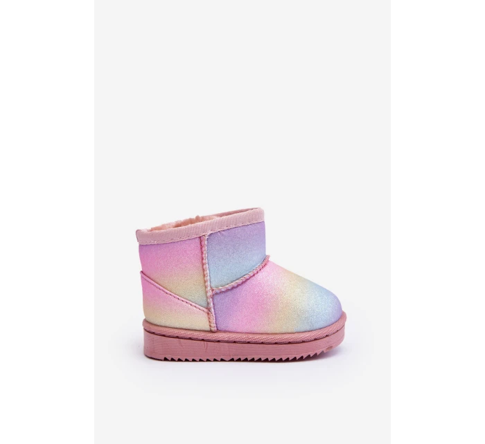 Dziecięce Ocieplane Botki Śniegowce Multikolor Gooby