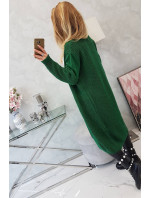 Dlhý sveter zelený