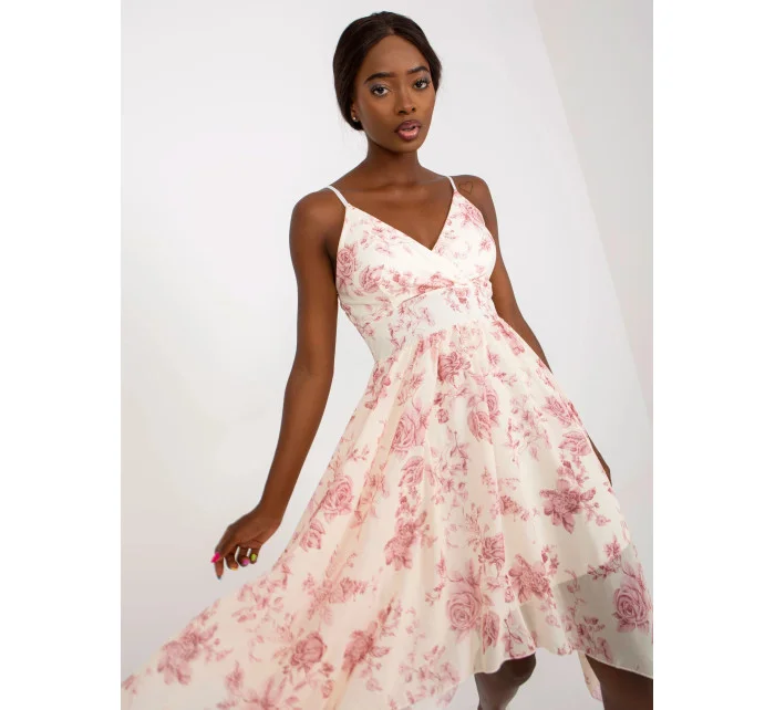 Dámské šaty SK model 18570756 světle béžové - FPrice