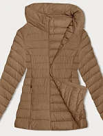 Dámska prechodná prešívaná bunda camel (16M9109-84)
