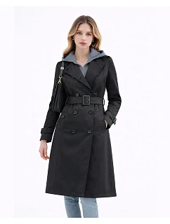 z kapturem czarny model 22037958 - HONEY WINTER