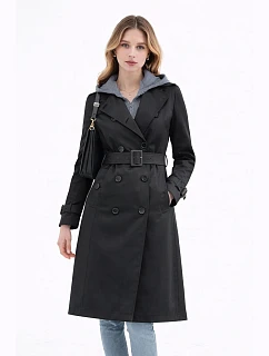 z kapturem czarny model 22037958 - HONEY WINTER