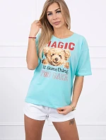 Blúzka s potlačou Magic mint