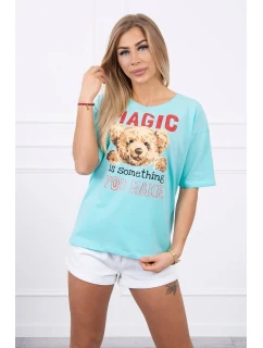 Blúzka s potlačou Magic mint