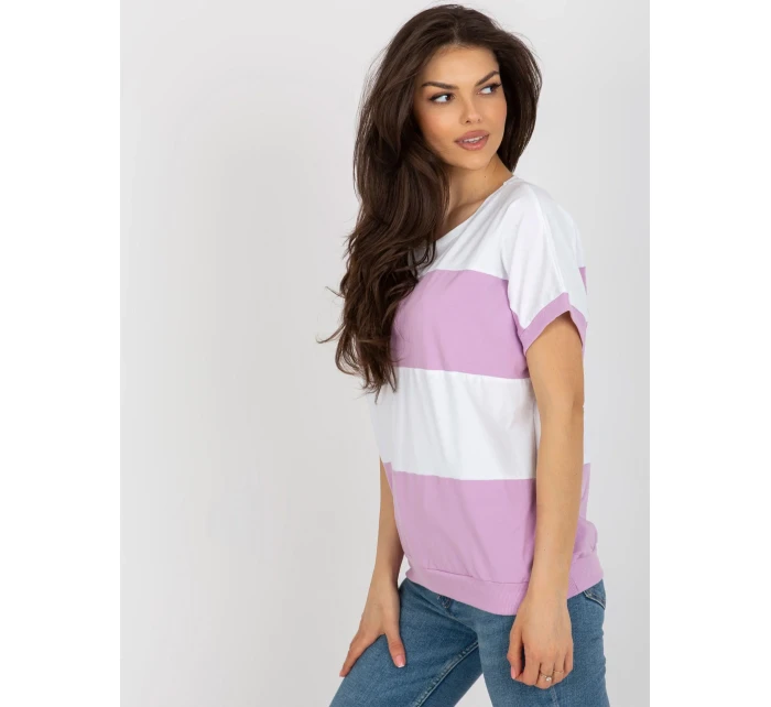 Bluzka RV BZ model 21153739 jasny fioletowy - FPrice Bluzka RV BZ model 21153739 jasny fioletowy - FPrice