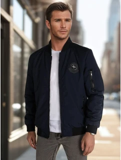 Pánská přechodná bunda bomber modrá Dstreet model 21986355 - FashionStreet