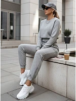 FashionStreet dámske svetlosivé tepláky AY1160