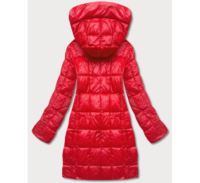 Červená dámská bunda s ozdobnými lampasy model 17673018 - Ann Gissy