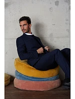 Men Pánské sako night blue model 22500396 - NEOBLU