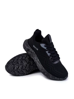 Lekkie Męskie Buty Sportowe Big Star KK174018 Czarne