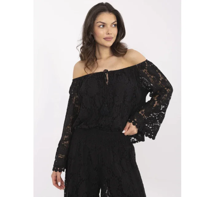 Blúzka MI BZ 88500.79 čierna Blúzka MI BZ 88500.79 čierna