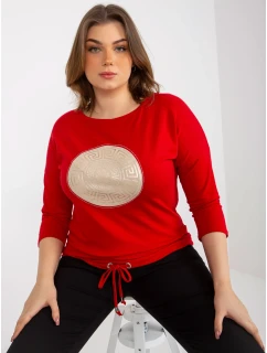 Dámska blúzka RV BZ 8454.20P červená - FPrice
