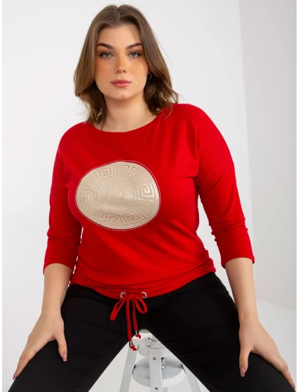 Dámska blúzka RV BZ 8454.20P červená - FPrice