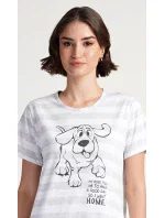 Dámske domáce šaty s krátkymi rukávmi Sarah