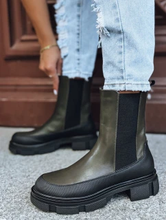 Dámske čižmy FROSTFALL green FashionStreet ZY0354