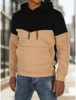Pánska základná mikina s kapucňou čierna FashionStreet BX5877 Pánska základná mikina s kapucňou čierna FashionStreet BX5877