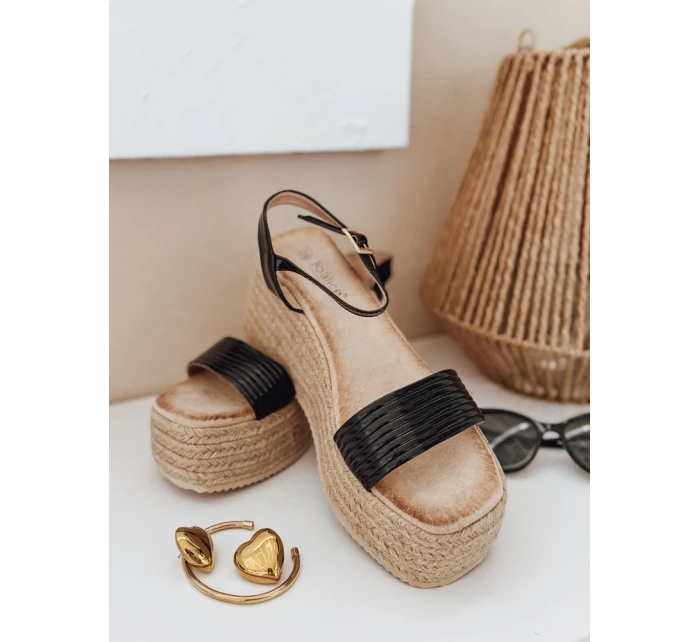 Dámské černé sandály Dstreet model 21990273 - FashionStreet