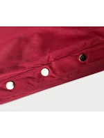 Červená dámská bunda parka s kožešinou model 21246257 - J.STYLE Červená dámská bunda parka s kožešinou model 21246257 - J.STYLE