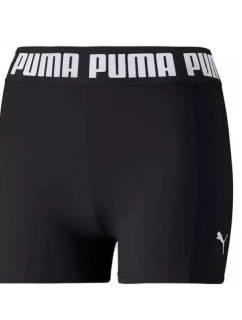 Dámske tréningové šortky Puma Stron 3 Elastic Black Pohodlné dámske šortky