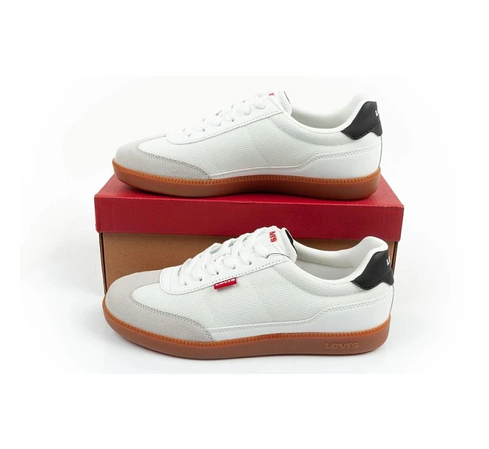 Dámske módne biele tenisky Levi's Jackson