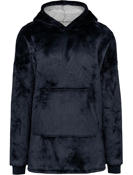 Kariban K 410 Loungewear Mikina s kapucňou zo sherpafleece 20.K410 night navy Kariban K 410 Loungewear Mikina s kapucňou zo sherpafleece 20.K410 night navy