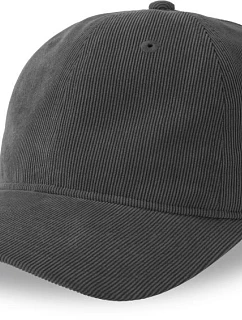 6 panelová manšestrová kšiltovka dark grey model 22478953 - Atlantis Headwear