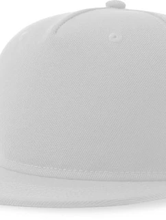 Atlantis Headwear Snap Five-S 5-panelová bejzbalová čiapka 33.0256 biela