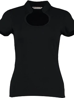 KK 755 Dámské tričko s výstřihem black model 22461495 - Kustom Kit