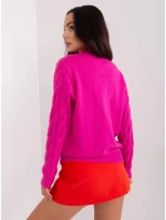 Sweter AT SW model 18959375 fuksjowy - FPrice