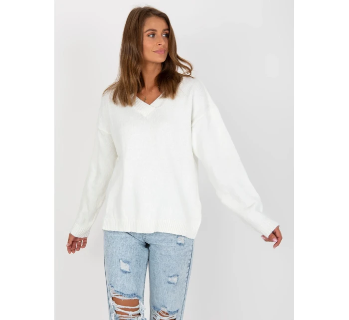 Sveter LC SW 0332.17 ecru Sveter LC SW 0332.17 ecru